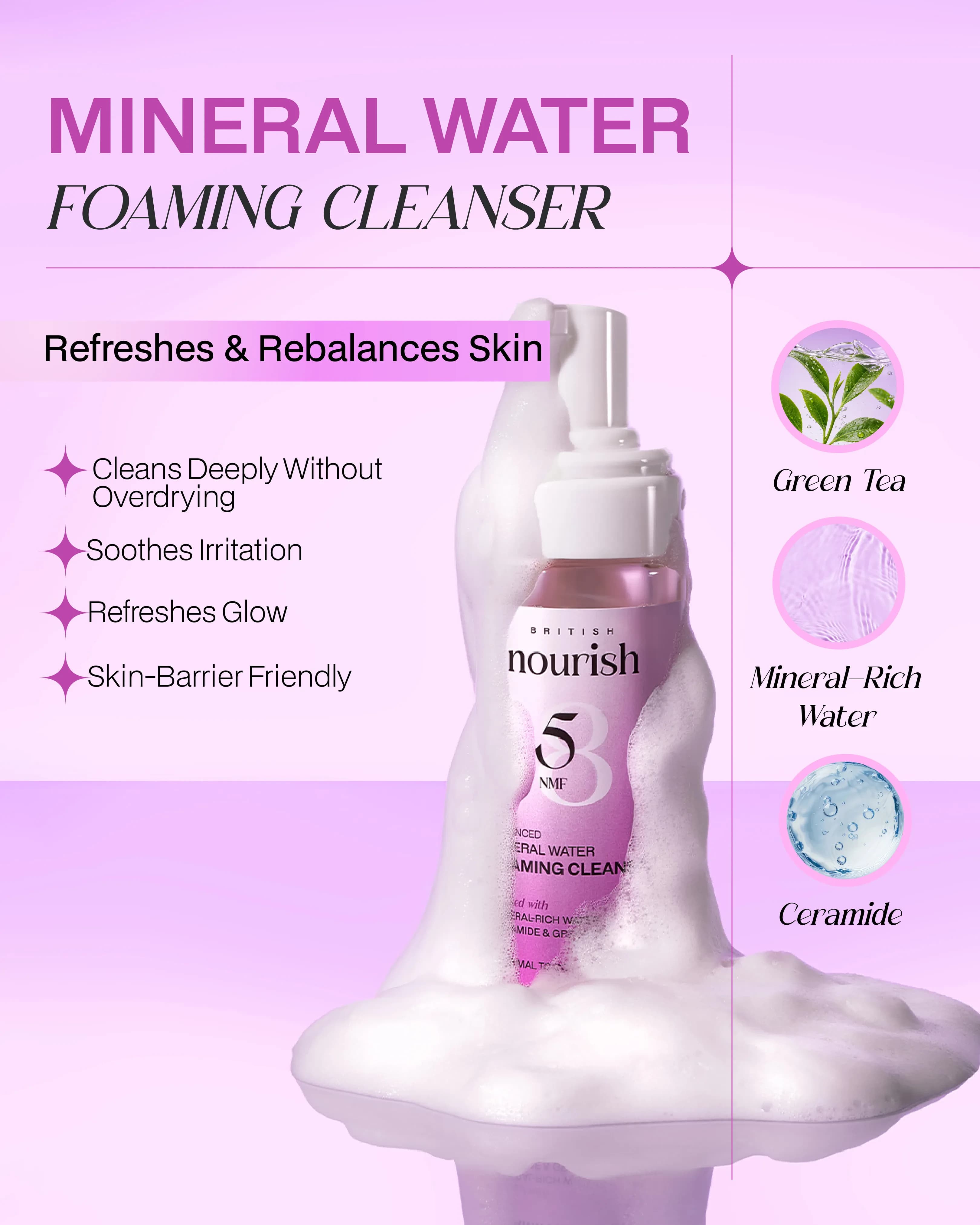 Mineral Water Foaming Cleanser view 6